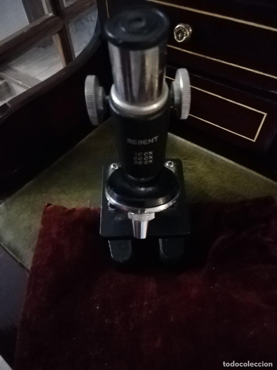 Antig&uuml;edades: *ANTIGUO MICROSCOPIO REGENT. (Rf:V/.) - Foto 6