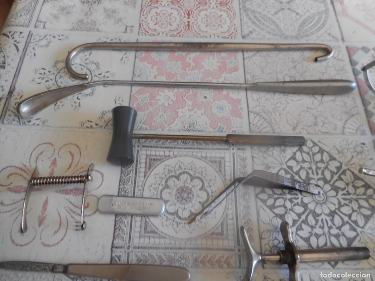 Antig&uuml;edades: lote de herramientas medicas - Foto 13