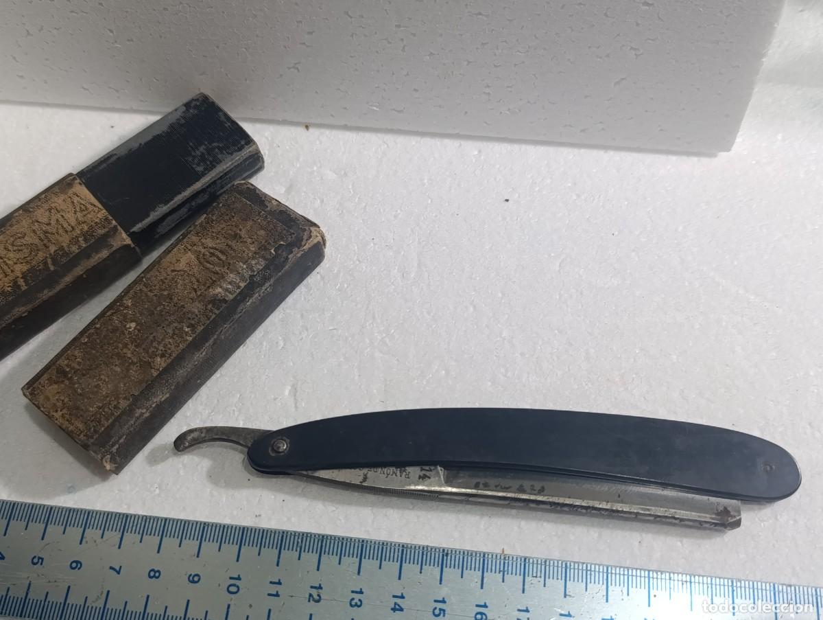 Antiquit&eacute;s: NAVAJA DE AFEITAR RAMON GOICOECHEA 14 - SOLINGEN - USADA ( OXIDO )