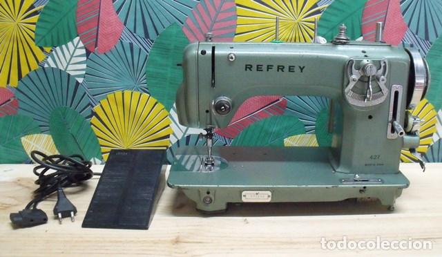 Antiques: M&aacute;quina Coser Semi-industrial Refrey 427 - A&ntilde;os 70 - Funcionando