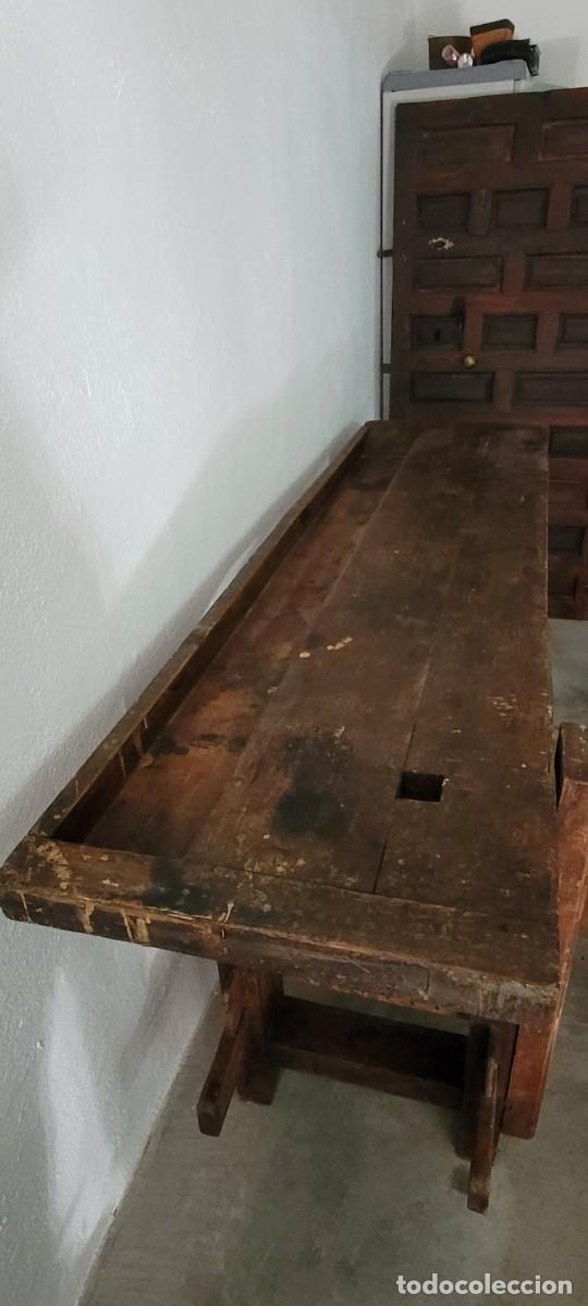Antig&uuml;edades: Banco de carpintero a&ntilde;os 40-50 - Foto 8