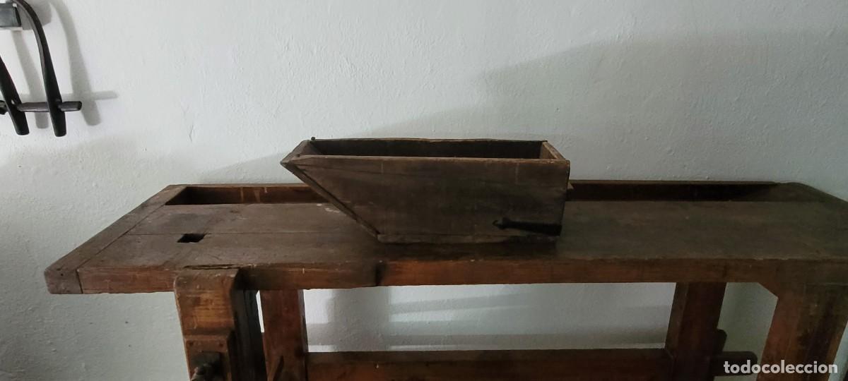 Antig&uuml;edades: Banco de carpintero a&ntilde;os 40-50 - Foto 9