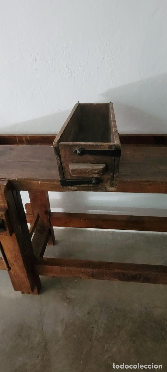 Antig&uuml;edades: Banco de carpintero a&ntilde;os 40-50 - Foto 11