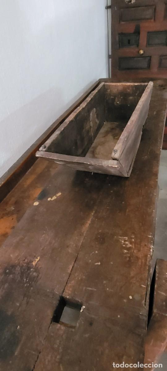 Antig&uuml;edades: Banco de carpintero a&ntilde;os 40-50 - Foto 12