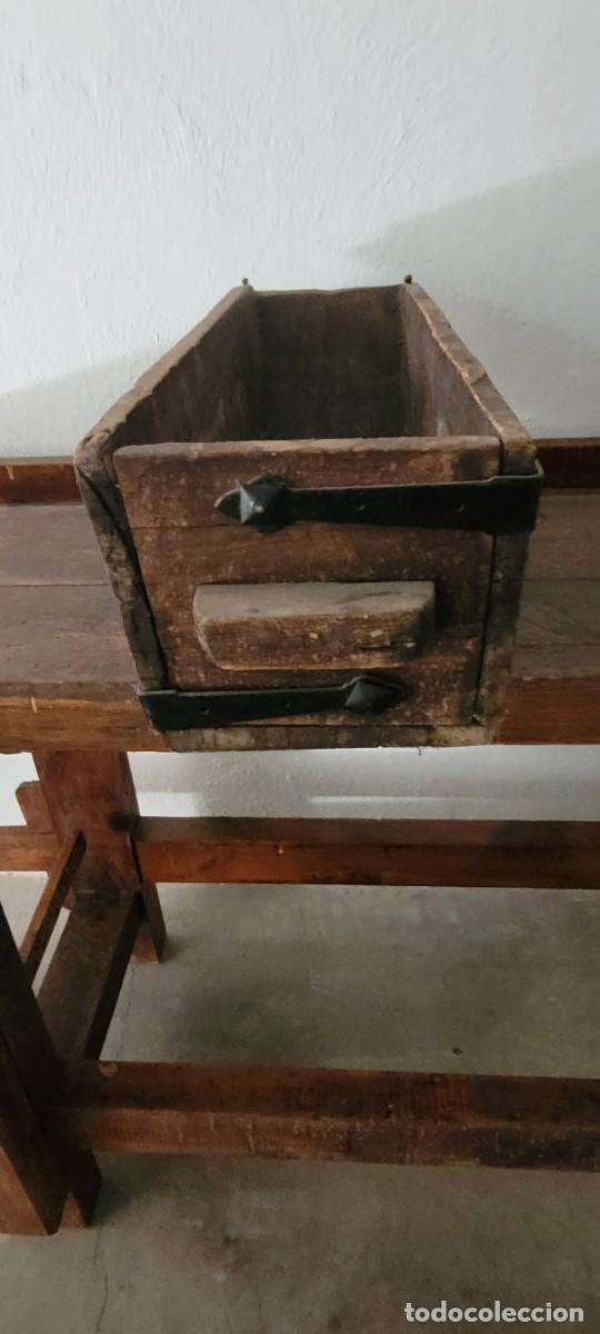 Antig&uuml;edades: Banco de carpintero a&ntilde;os 40-50 - Foto 13