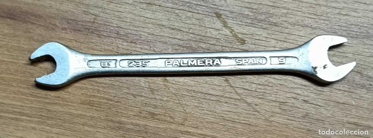 Antiquit&auml;ten: LLAVE FIJA DE DOBLE BOCA &ndash; MARCA PALMERA &ndash; MODELO 235 &ndash; MEDIDAS 8 Y 9 MM &ndash; ACERO FORJADO