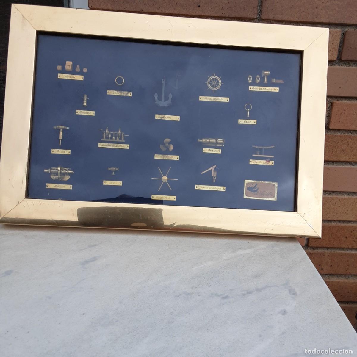 Antig&uuml;edades: Cuadro marinero, elementos de cubierta - Foto 1