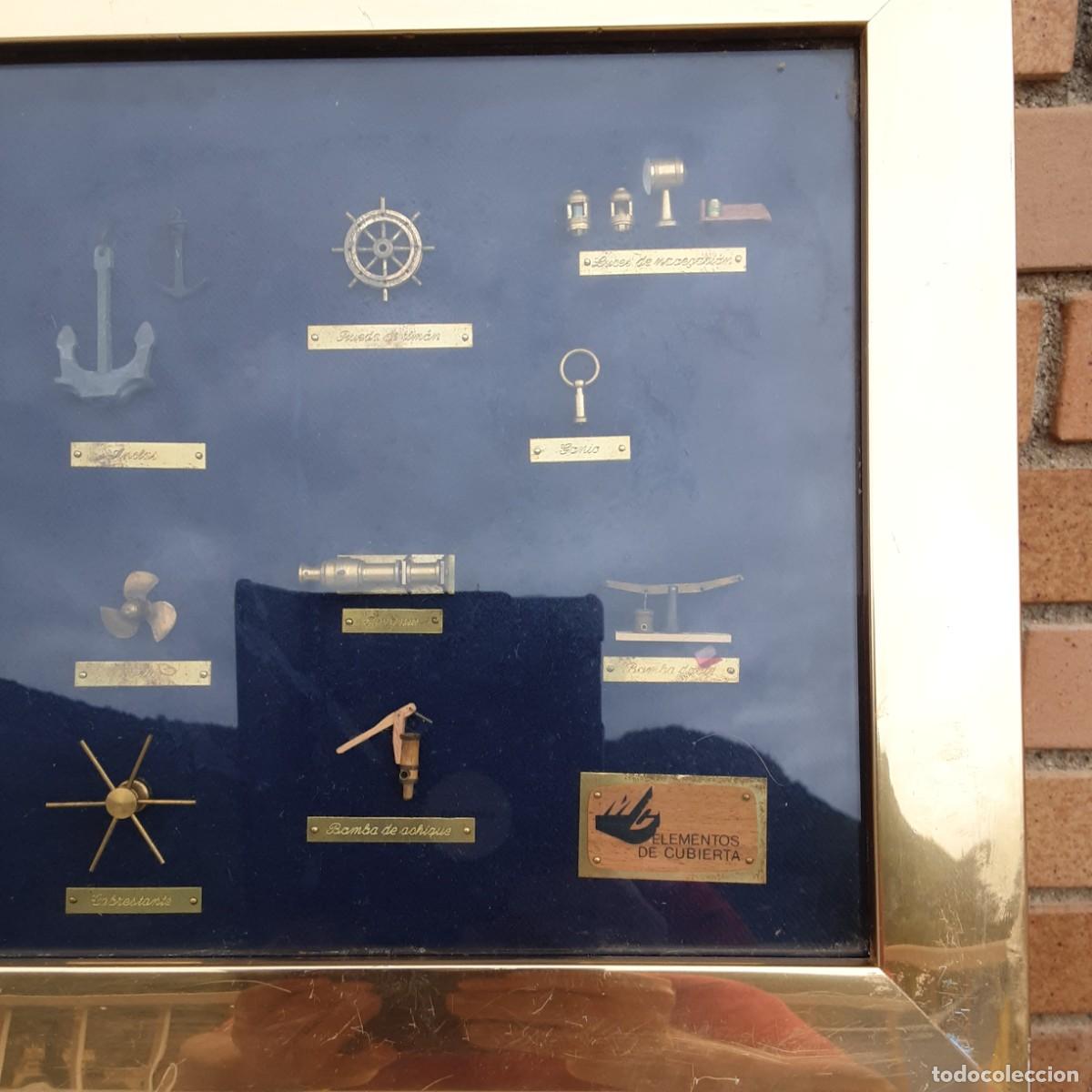 Antig&uuml;edades: Cuadro marinero, elementos de cubierta - Foto 3