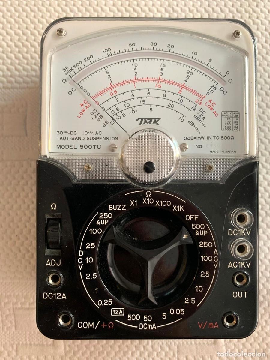 Antiquit&auml;ten: Antiguo Mult&iacute;metro Tester Anal&oacute;gico TMK Model 500TU Japan - Colecci&oacute;n / Restauraci&oacute;n
