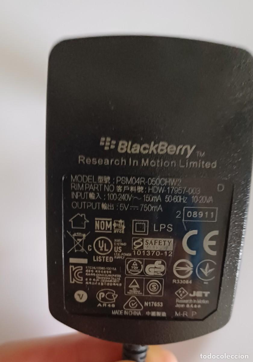 Phones: CARGADOR PARA MOVIL - BLACKBERRY - PSM04R -