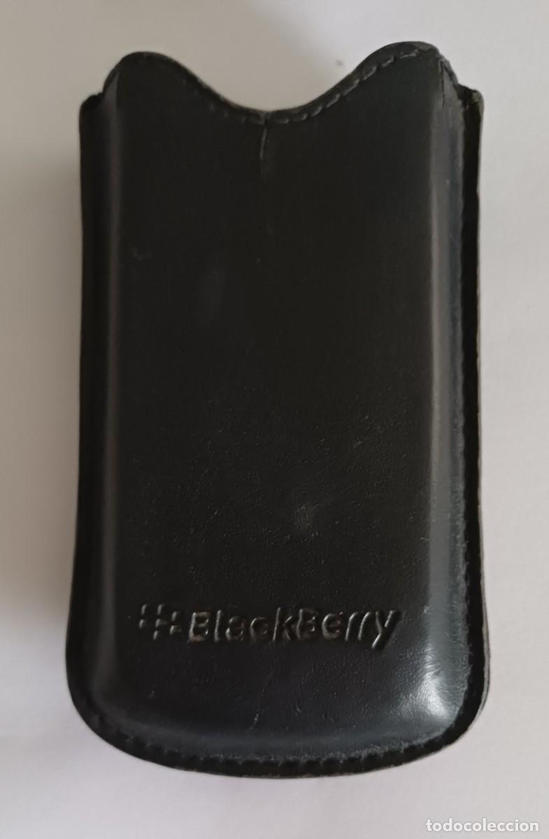 Telefoni: FUNDA EN PIEL PARA MOVIL BLACKBERRY COLOR NEGRO -