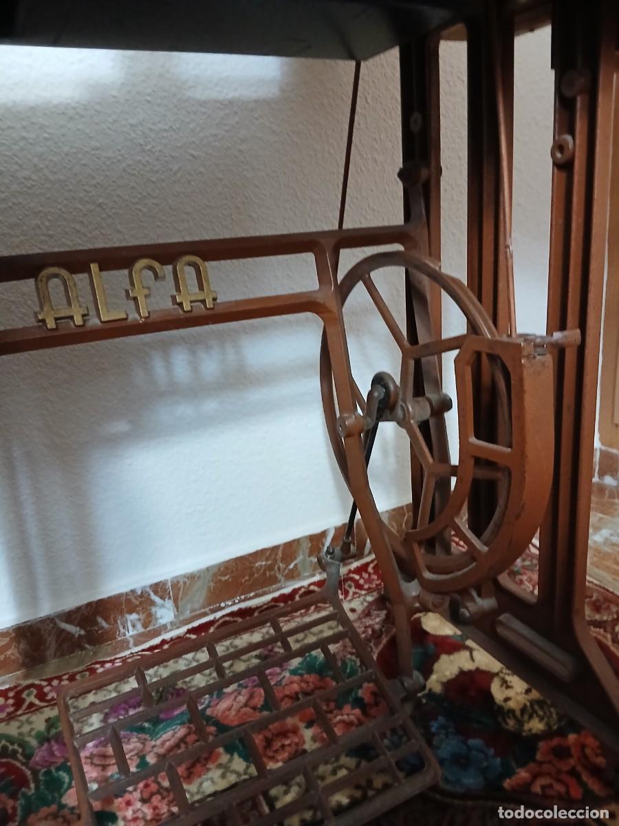 Antig&uuml;edades: Maquina de coser Alfa - modelo A 1924 - Foto 5