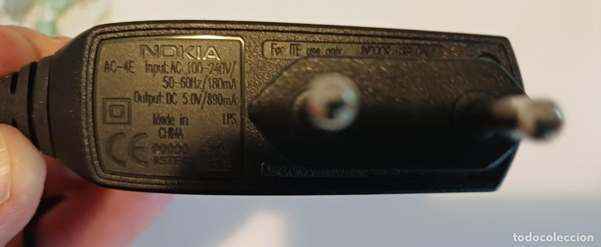 Tel&eacute;fonos: CARGADOR PARA TFNO MOVIL - NOKIA AC-4E - - Foto 2