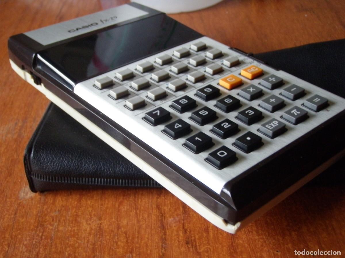 Antig&uuml;edades: CALCULADORA CASIO FX29 FX-29 FUNCIONANDO CON SU FUNDA - Foto 4