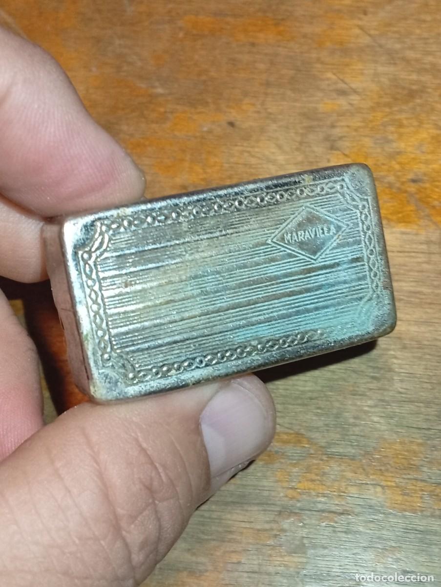 Antig&uuml;edades: CUIRIOSA MAQUINILLA AFEITAR MARAVILLA DESMONTABLE DE VIAJE ESTUCHE METAL ORIGINAL AFEITADO BARBERO