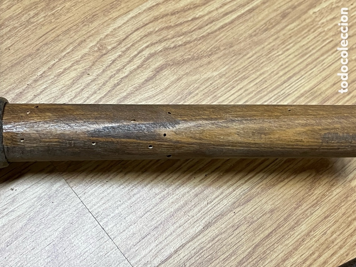 Antig&uuml;edades: Lote de 2 barrenas antiguas con mango de madera - Foto 11