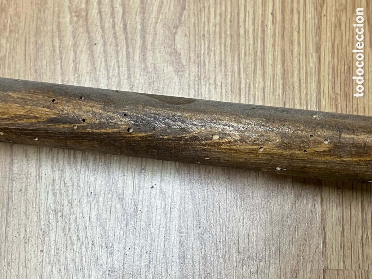 Antig&uuml;edades: Lote de 2 barrenas antiguas con mango de madera - Foto 13