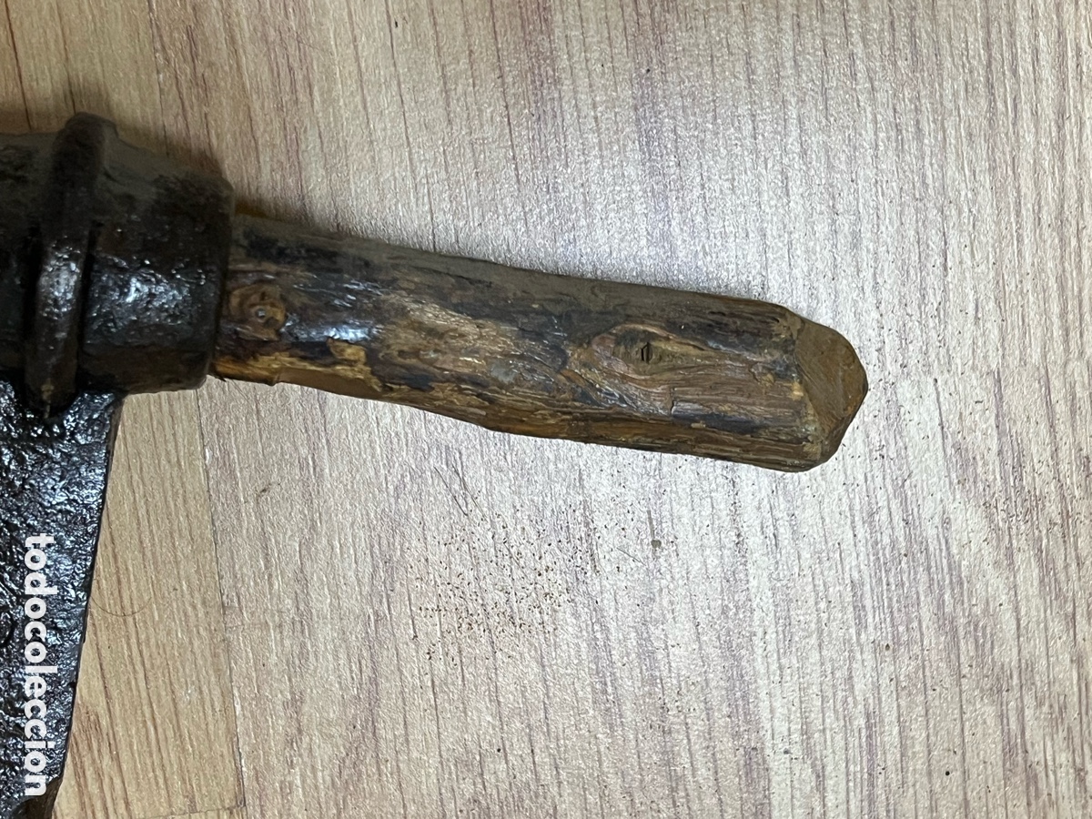 Antig&uuml;edades: Lote de 2 barrenas antiguas con mango de madera - Foto 15