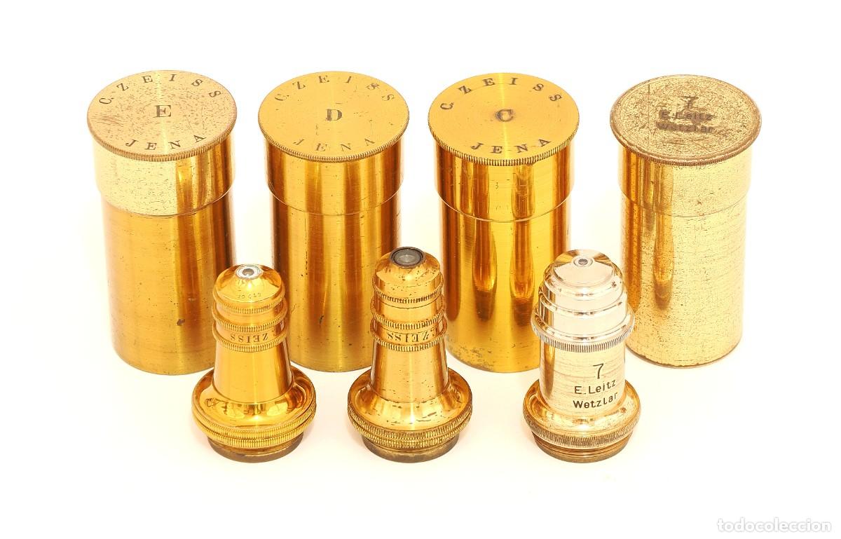 Antig&uuml;edades: Microscopio antiguo Zeiss (1886) - Foto 5