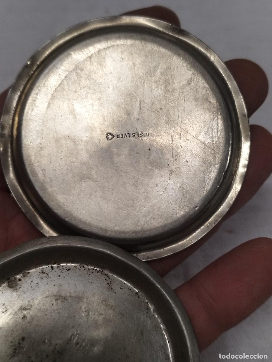 Antig&uuml;edades: Dos antiguos peque&ntilde;os platos de bascula o balanza. - Foto 4