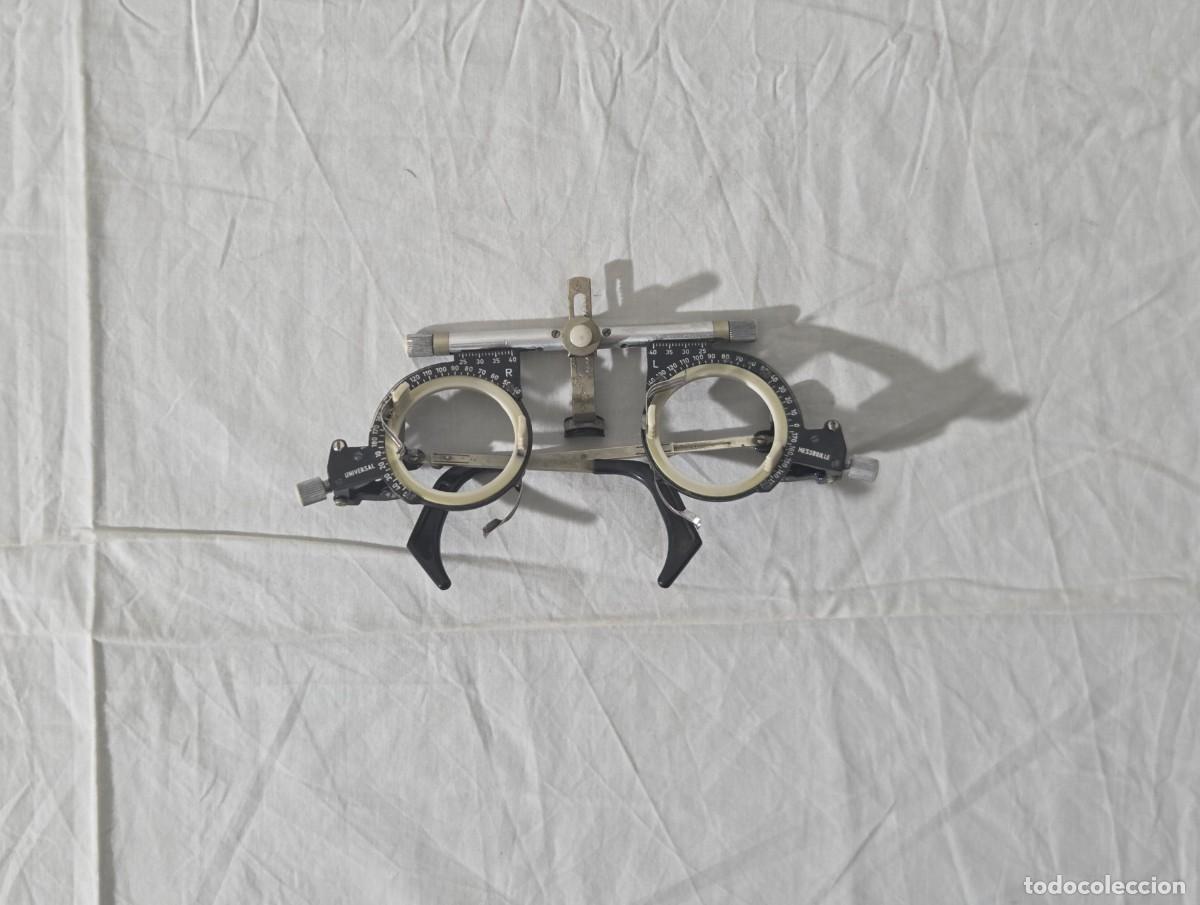 Antig&uuml;edades: Gafas montura de prueba &oacute;ptica para lentes de optometr&iacute;a