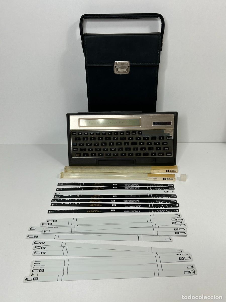 Antig&uuml;edades: HEWLETT PACKARD 75C PRIMERA COMPUTADORA DE MANO ORDENADOR PORTATIL1982 CON 33 TARJETAS MATEMATICAS