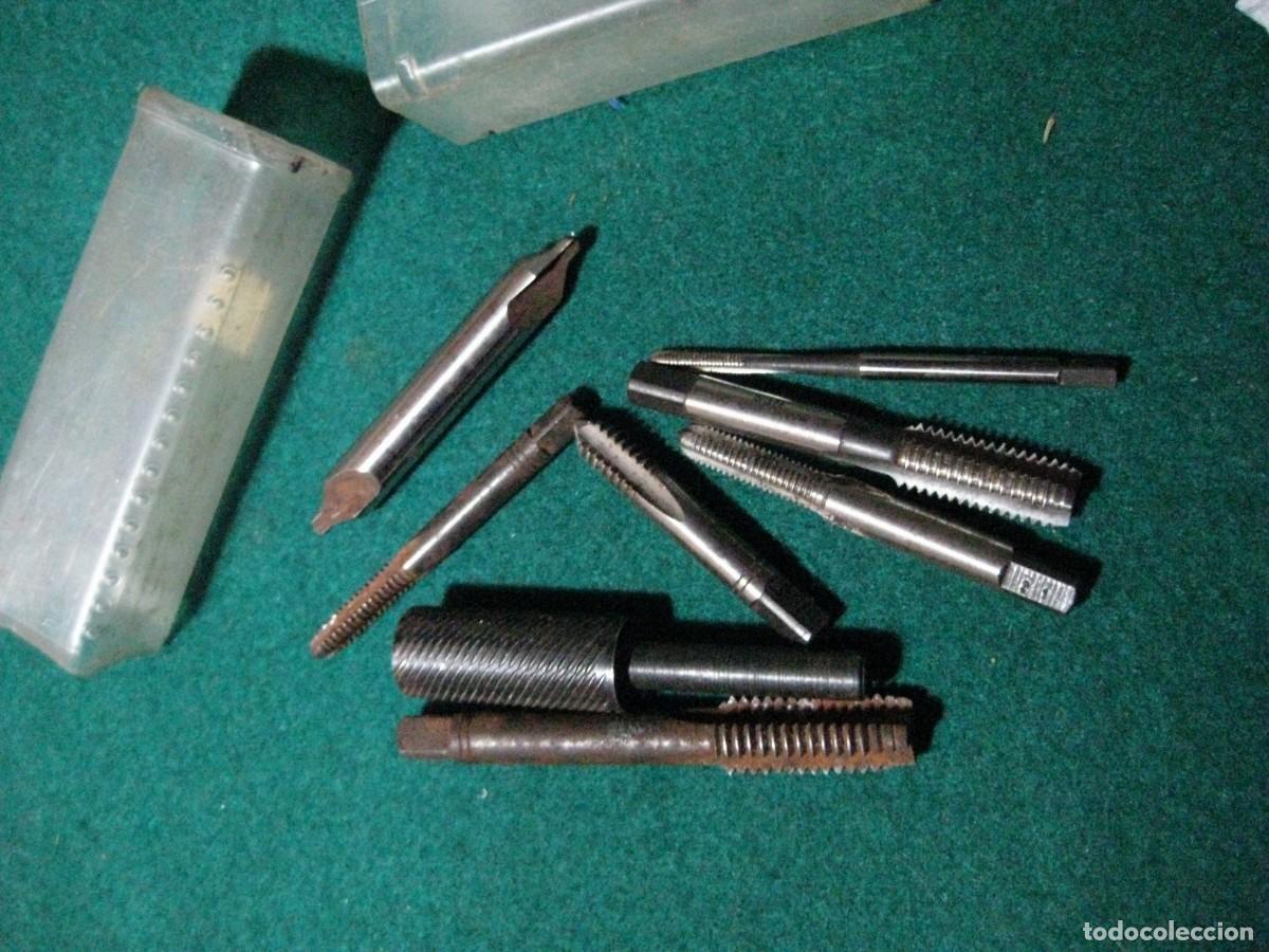 Antig&uuml;edades: LOTE DE HILERAS Y OTRAS HERRAMIENTAS PARA HIERRO