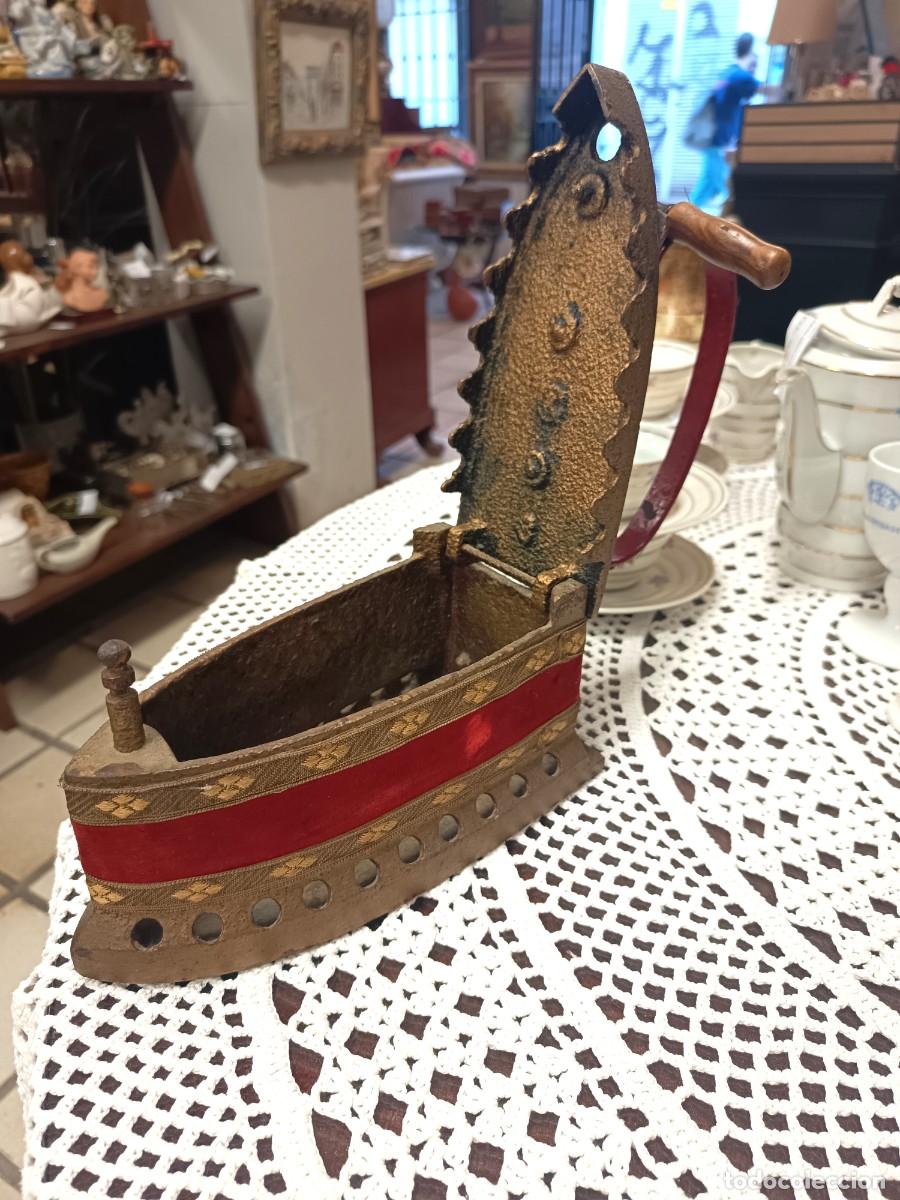 Antig&uuml;edades: Plancha antigua decorativa - Foto 7