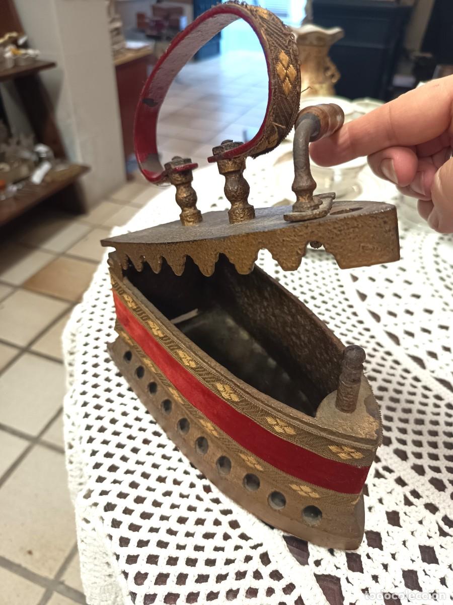 Antig&uuml;edades: Plancha antigua decorativa - Foto 8
