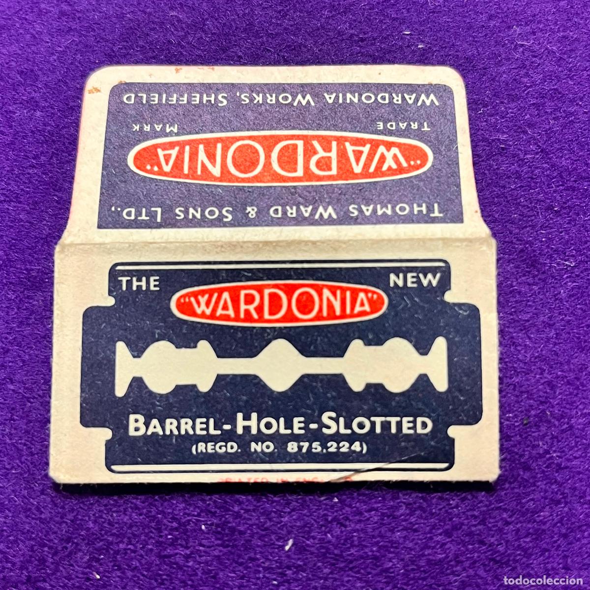 Antig&uuml;edades: FUNDA DE HOJA DE CUCHILLA DE AFEITAR. WARDONIA.