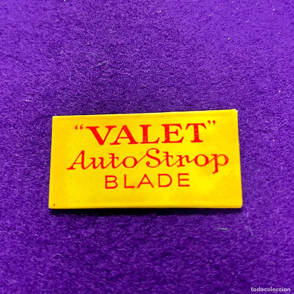 Antig&uuml;edades: FUNDA Y HOJA DE CUCHILLA DE AFEITAR. VALET.