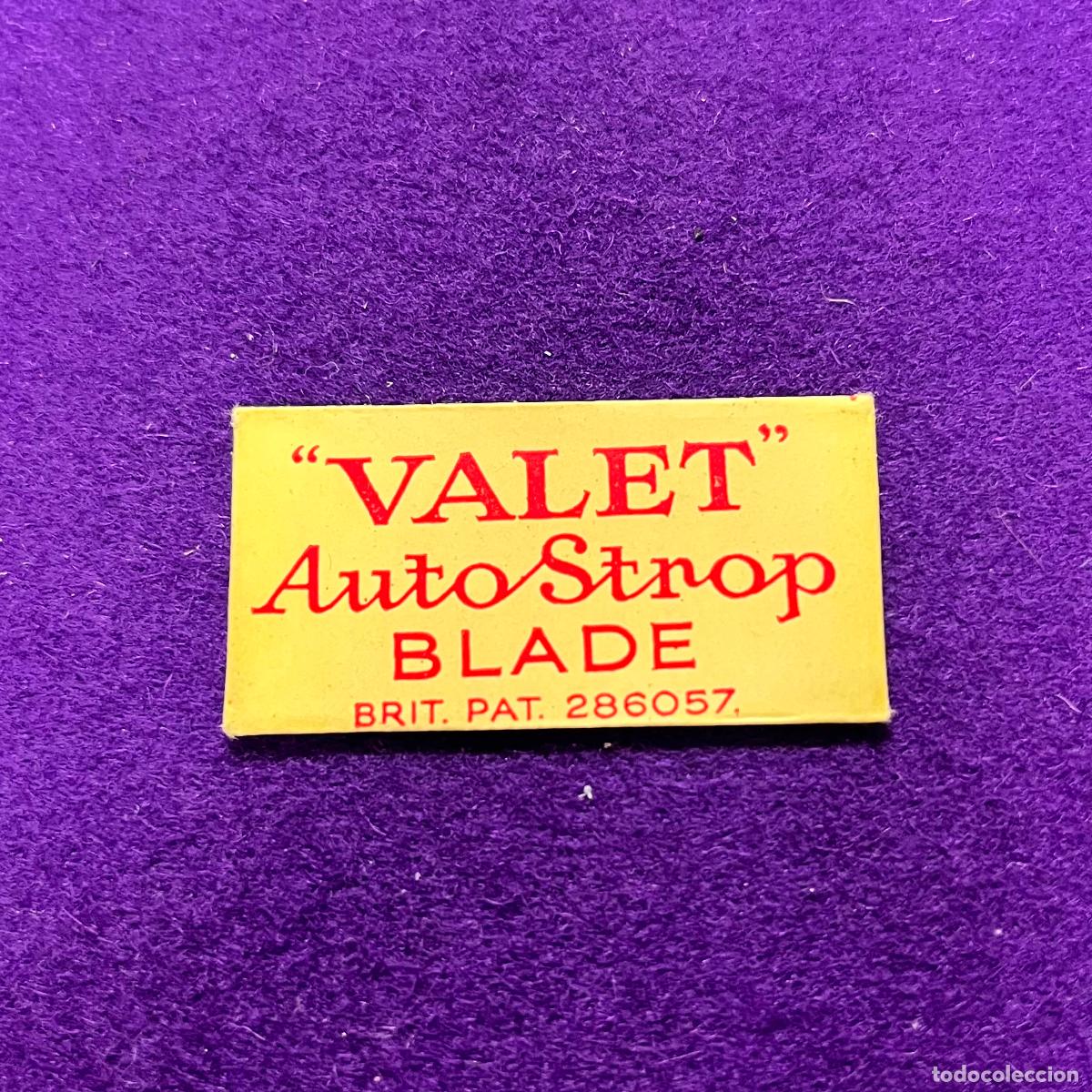 Antig&uuml;edades: FUNDA Y HOJA DE CUCHILLA DE AFEITAR. VALET.