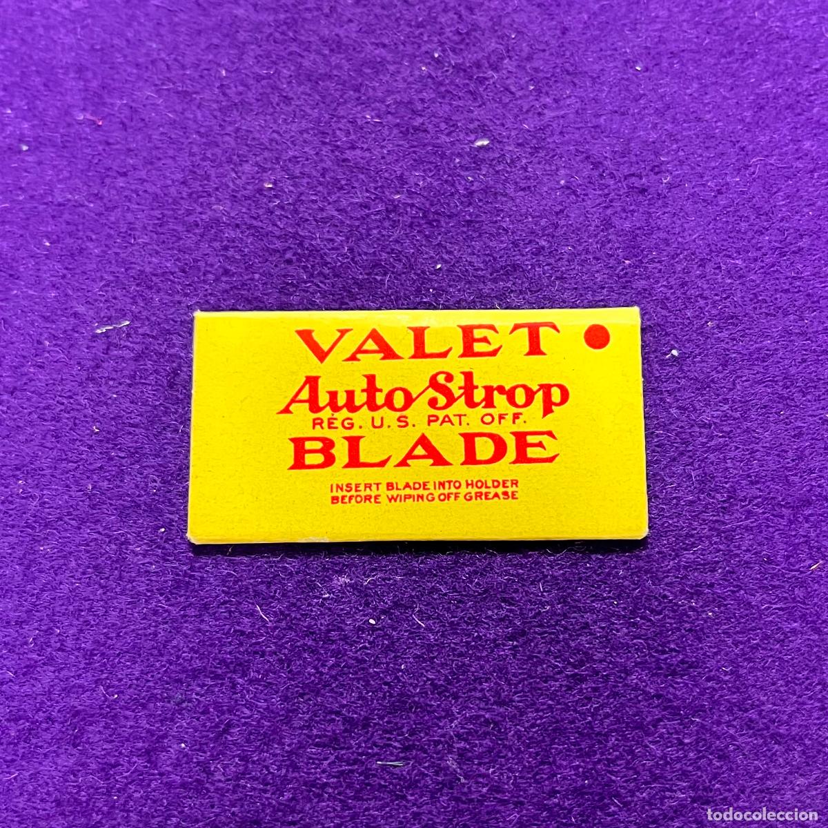 Antig&uuml;edades: FUNDA Y HOJA DE CUCHILLA DE AFEITAR. VALET.
