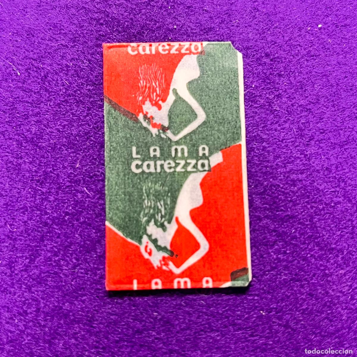 Antig&uuml;edades: FUNDA Y HOJA DE CUCHILLA DE AFEITAR. CAREZZA.
