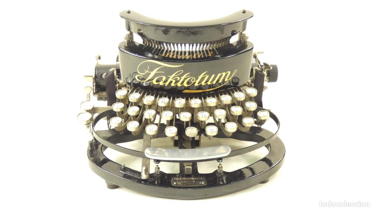 Antig&uuml;edades: Maquina de escribir FAKTOTUM Mod.2 A&Ntilde;O 1912 Typewriter Schreibmaschine