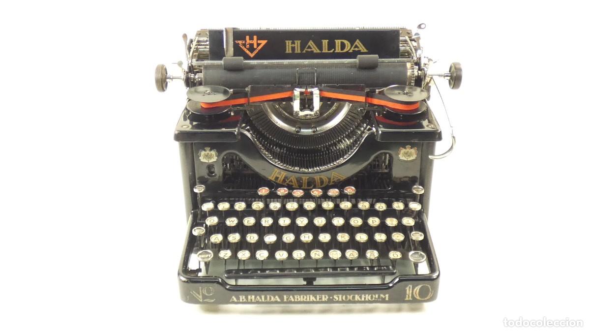 Antig&uuml;edades: Maquina de escribir HALDA N&ordm;10 A&Ntilde;O 1928 Typewriter Schreibmaschine