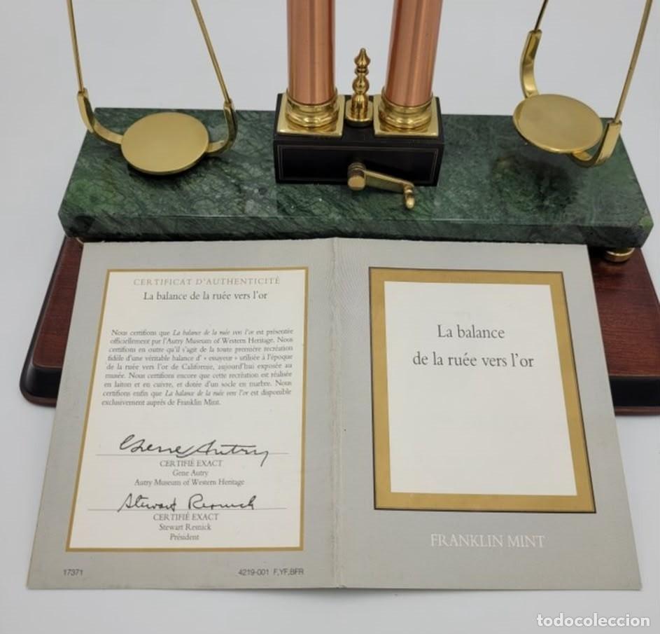 Antig&uuml;edades: Franklin Mint Gold Rush 150th Anniversary - Foto 13