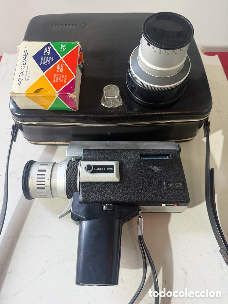 Antig&uuml;edades: C&aacute;mara de Cine Canon Auto Zoom 518 Super 8
