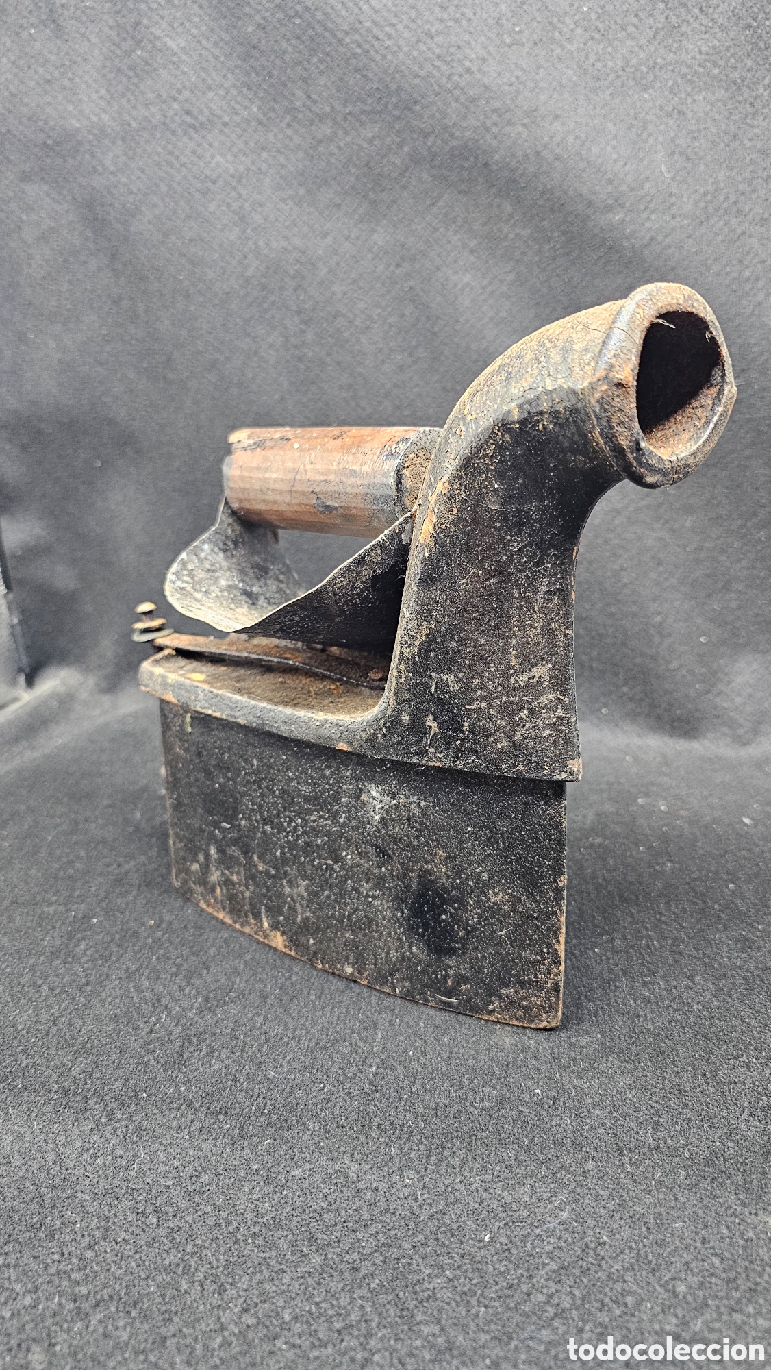 Antig&uuml;edades: Antigua plancha de chimenea - Foto 1