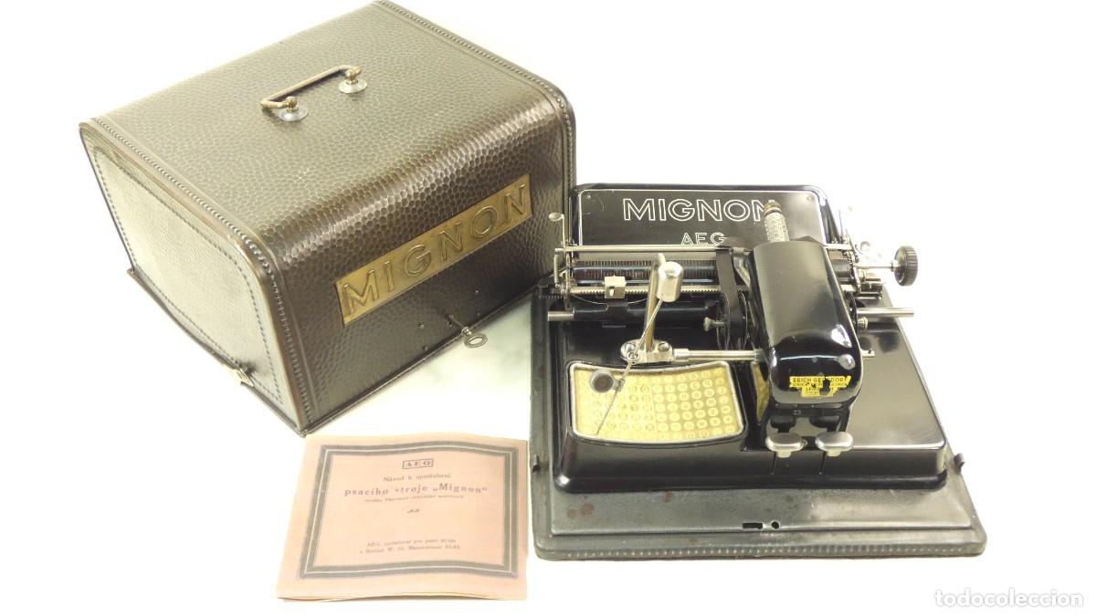 Antig&uuml;edades: Maquina de escribir MIGNON N&ordm;3 A&Ntilde;O 1921 Typewriter Schreibmaschine