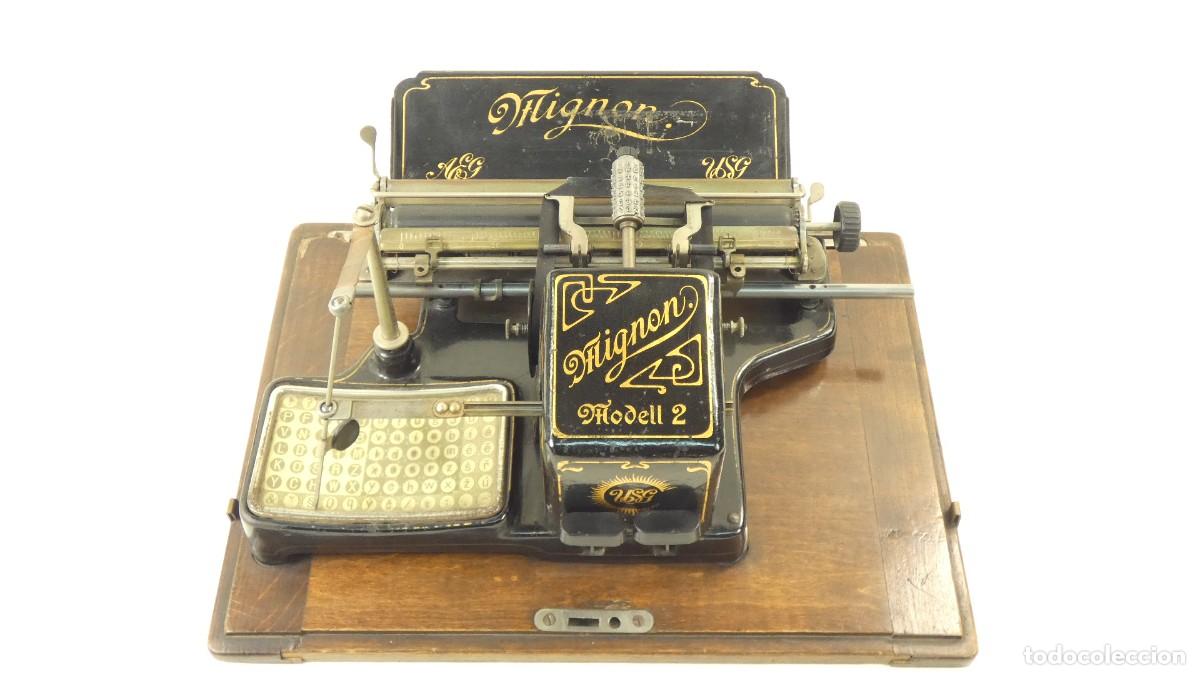 Antig&uuml;edades: Maquina de escribir MIGNON N&ordm;2 A&Ntilde;O 1905 Typewriter Schreibmaschine