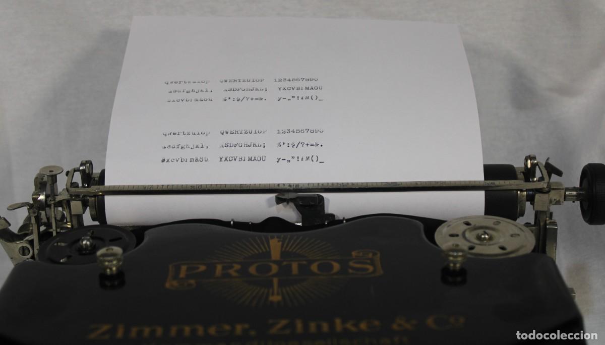 Antig&uuml;edades: M&aacute;quina de escribir PROTOS - Foto 22
