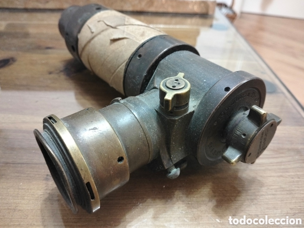 Antig&uuml;edades: Mira &Oacute;ptica Ca&ntilde;&oacute;n Submarino Alem&aacute;n (U-Boot) SGM - Carl Zeiss Jena U.Z.(s.E.) n&ordm; 2887 Kriegsmarine