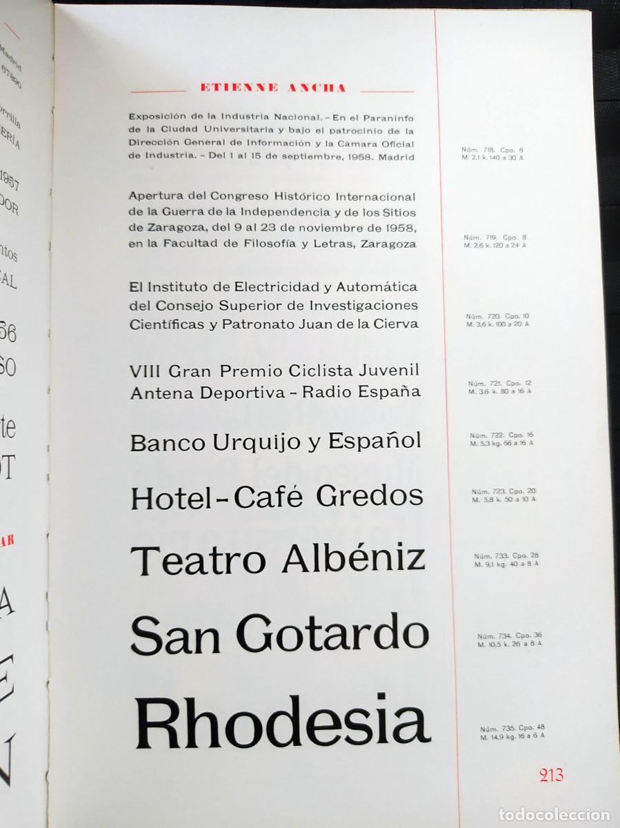 Antig&uuml;edades: TIPOS GANS. Cat&aacute;logo General de Tipos. (Especimen Imprenta) - Foto 3