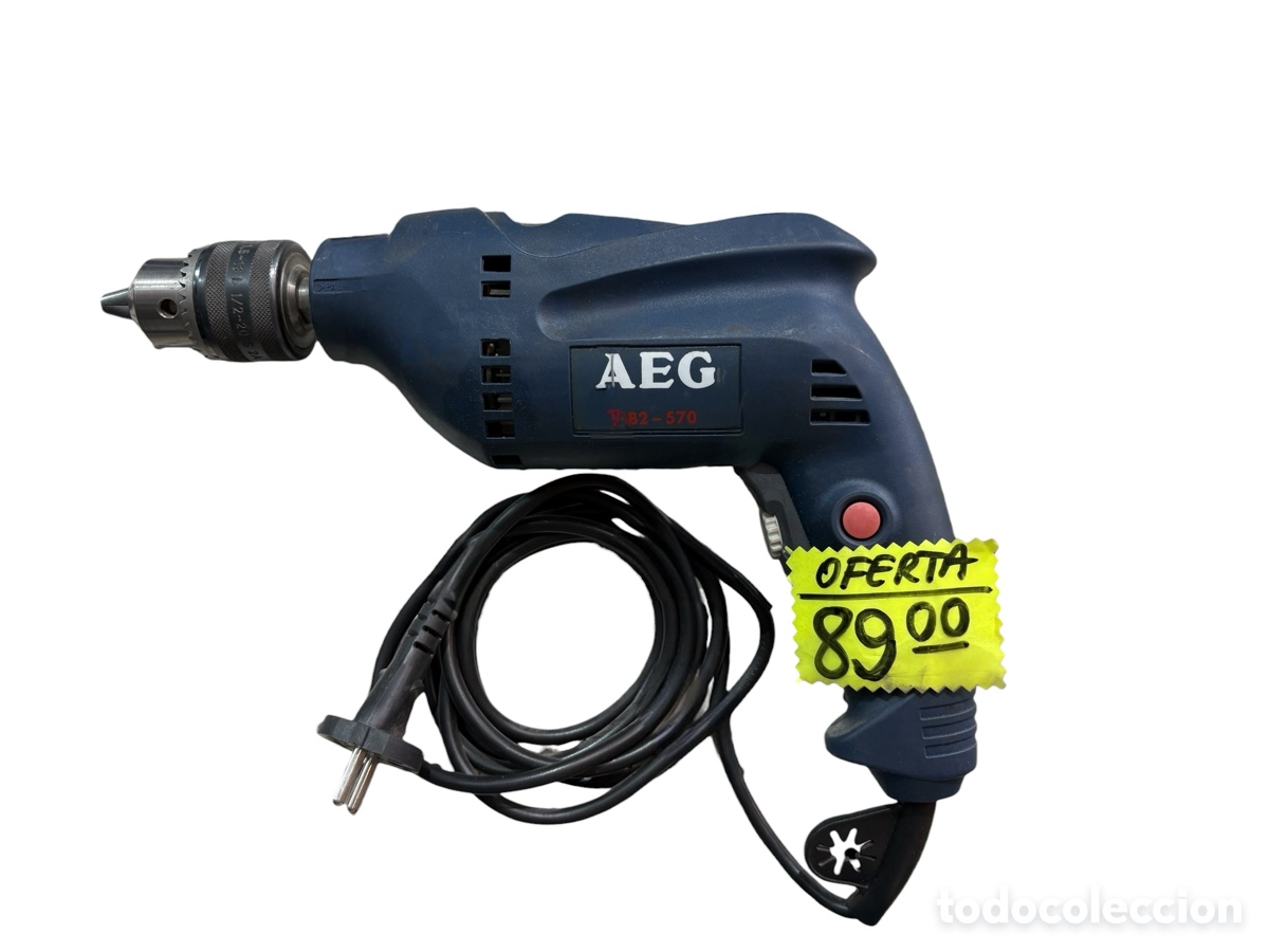 Antig&uuml;edades: Taladro AEG azul 570