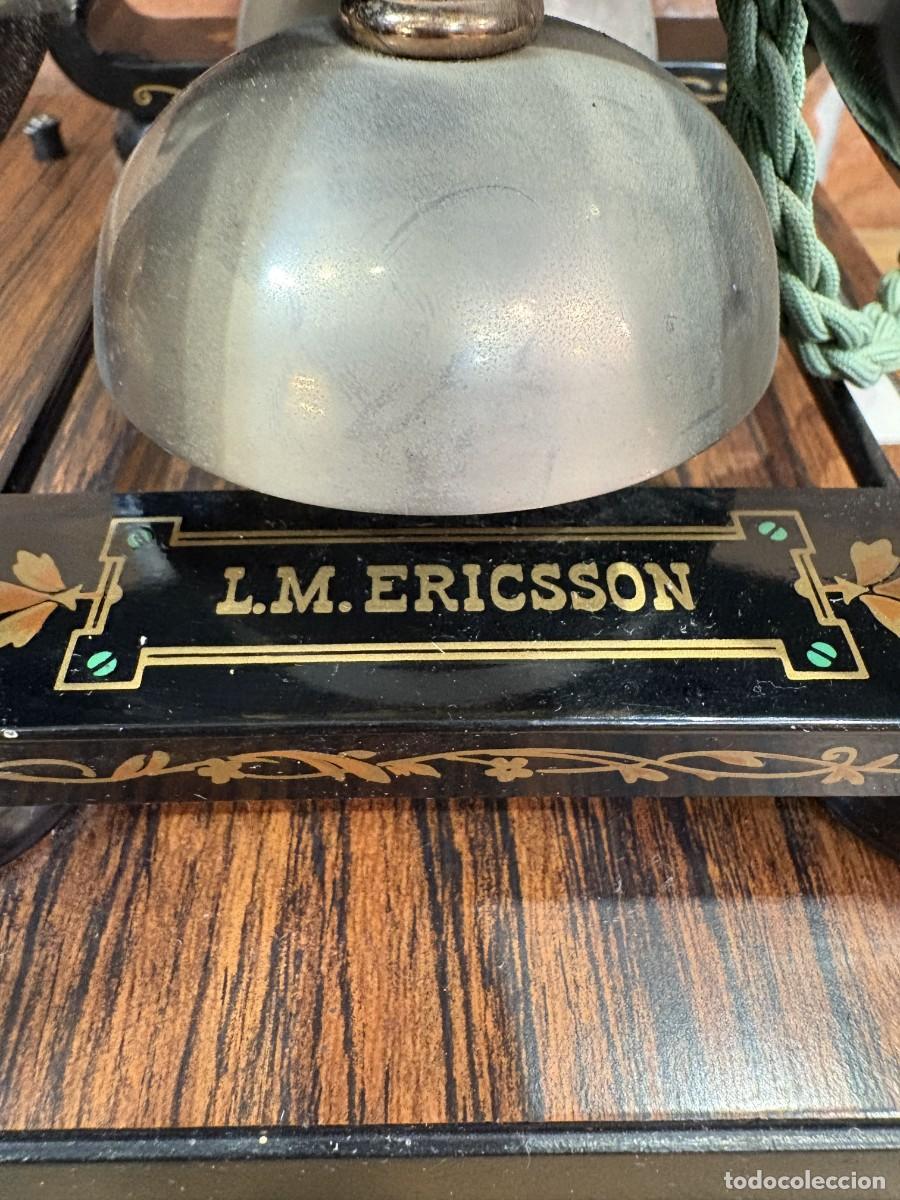 Tel&eacute;fonos: Tel&eacute;fono antiguo de mesa L.M. Ericsson estilo esqueleto - Foto 8