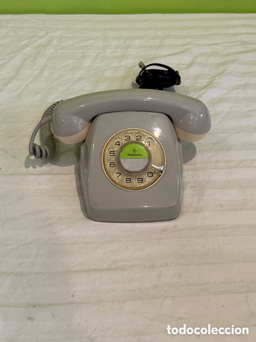 Tel&eacute;fonos: Antiguo tel&eacute;fono HERALDO CITESA Standard El&eacute;ctrica &ndash; Bicolor gris y blanco &ndash; A&ntilde;os 60 &ndash; Funcionando