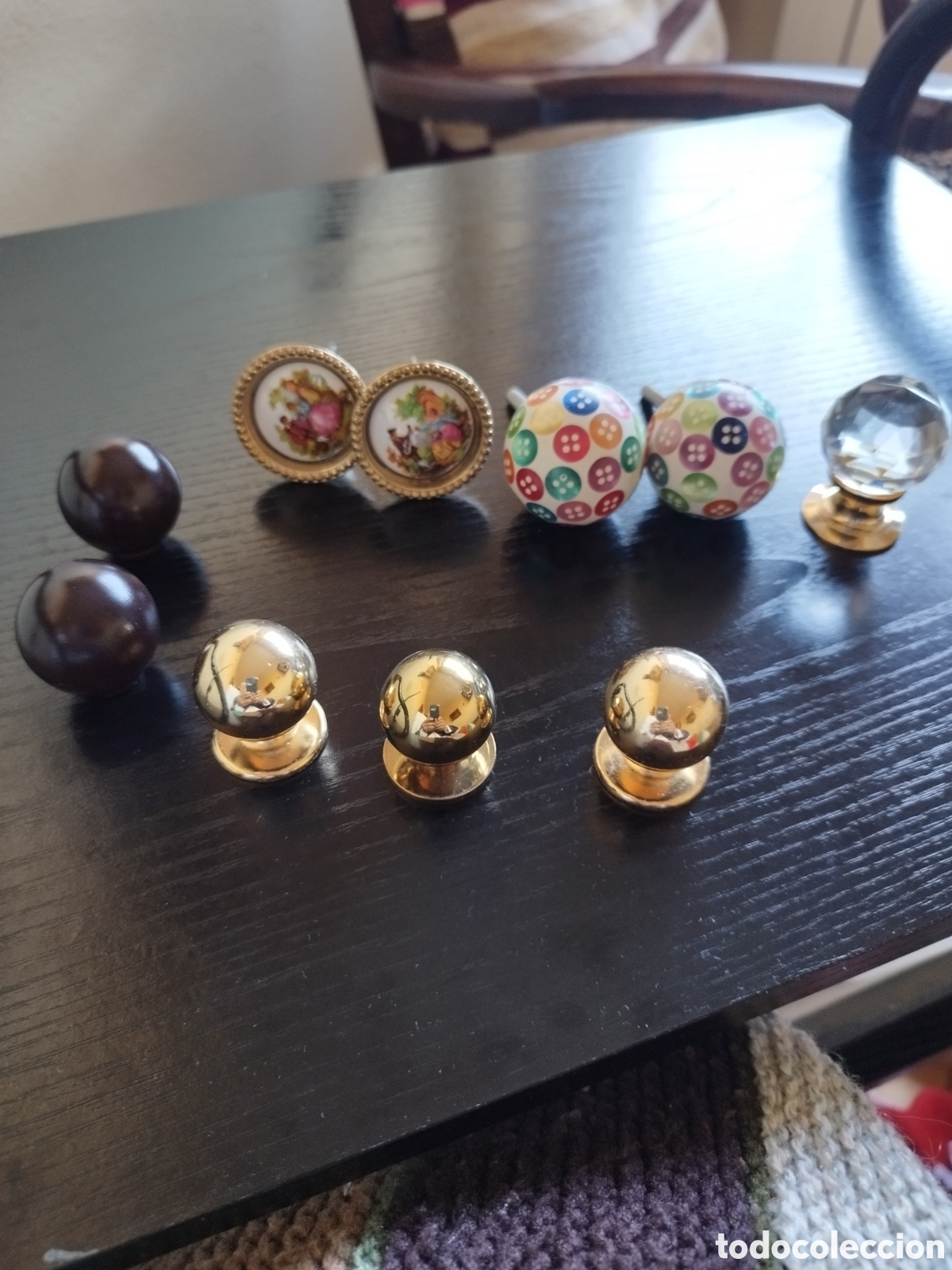 Antig&uuml;edades: Set de 10 Pomos para Puertas