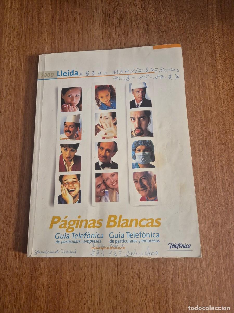 Tel&eacute;fonos: GUIA TELEFONICA DE PAGINAS BLANCAS LLEIDA 2000