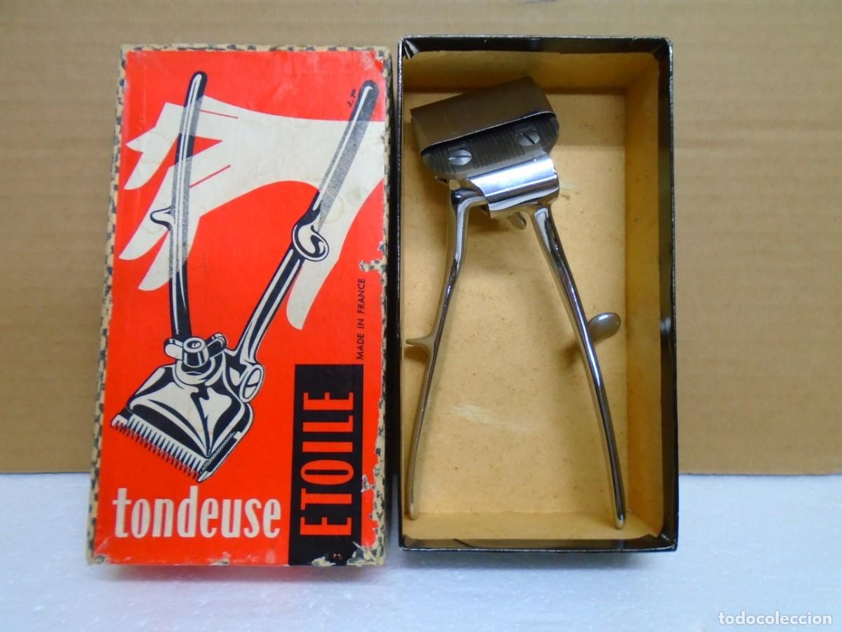Antig&uuml;edades: MAQUINA ANTIGUA DE CORTAR PELO MARCA&rdquo;ETOILE&rdquo;N&ordm;34,MADE IN FRANCE,NUEVA Y CON CAJA ORIGINAL .